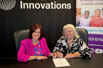 Wood Innovations Partners with Women's Aid Armagh Down to Champion the 'Changing Hearts and Minds Project' (CHAMP)