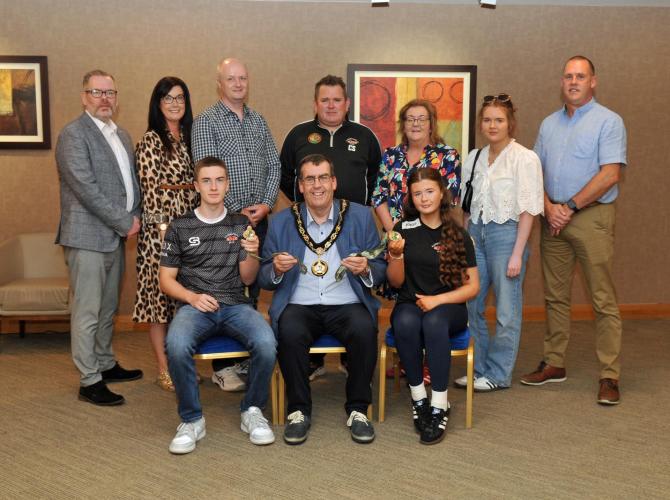 Council reception for All Ireland champion Rathfriland boxers