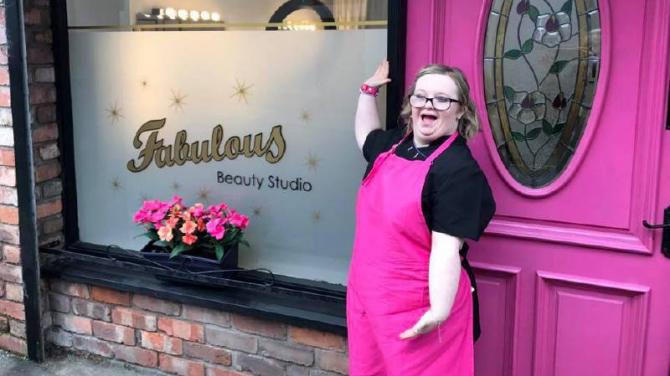 Rathfriland's new beautician proving her beauty is more than just skin deep