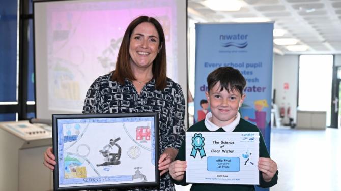 Poster success for Burren boy Alfie
