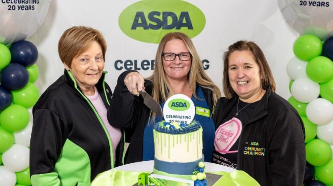 ASDA Kilkeel join in 20th Anniversary celebrations
