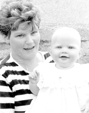 Eight-month-old Leanne McCulla from Kilkeel, is pictured with her mother, Nora. She was named runner-up in the Mourne festival&rsquo;s Bonny Baby contest at